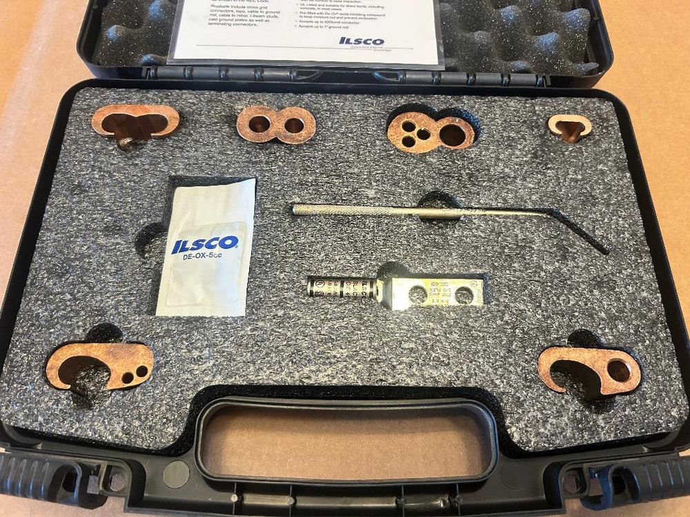Ilsco Irreversible Copper Compression Grounding Connectors in Case