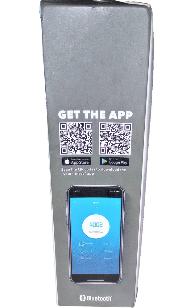 Bluetooth Activity Tracker (GEMS) - iOS & Android - Adjustable Size - Gray - New