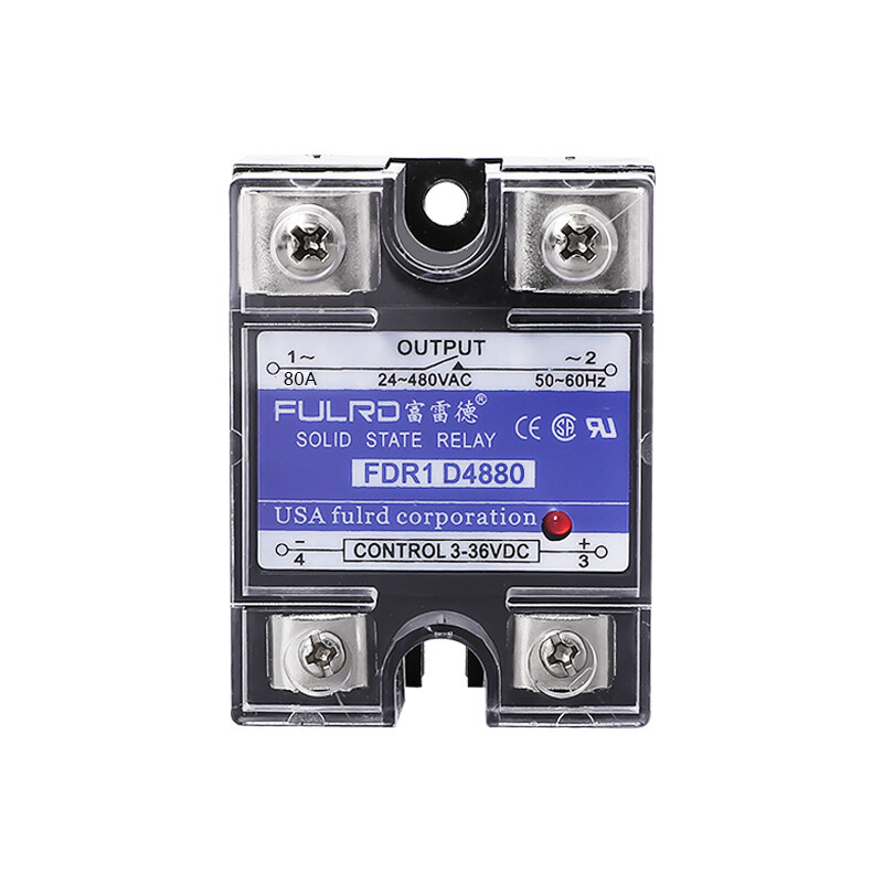 FULRD FDR1 D4880 80A DC-controlled AC single-phase solid state relay SSR-80DA