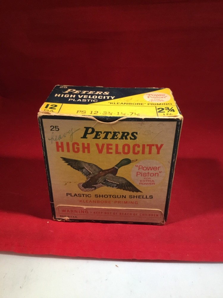 peters high velocity shot shell box