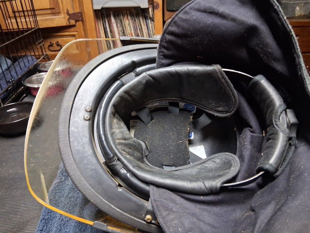 Fire-Dex 1910 Fireman Helmet VGC w/brass eagle