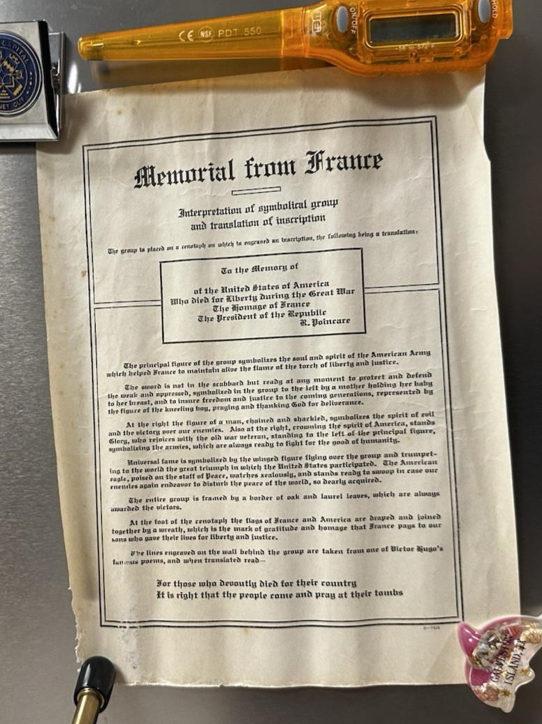 WWI KIA 6-Doc Set Pershing Hand Signed 145th Infantry Belgium 1918