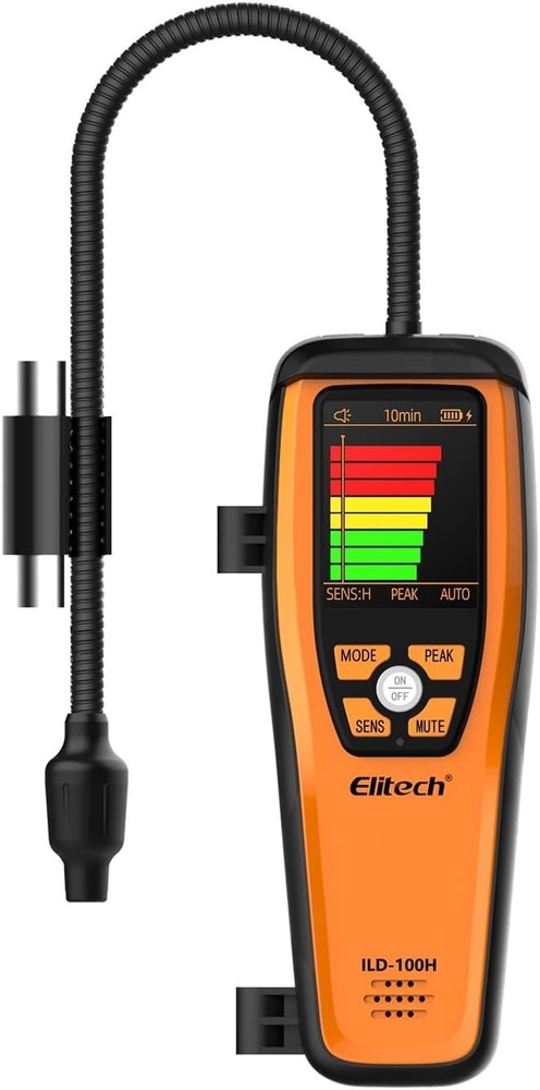 Professional Elitech Leak Detector with Adjustable Sensitivity and Fast Response