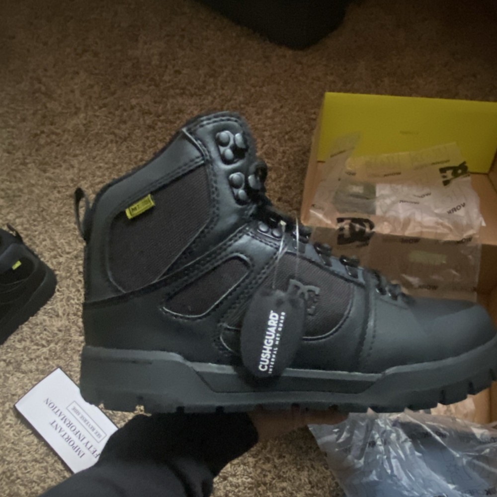 DC PUREWORK Waterproof Work Boots XTR Comp Toe Met Guard Slip Resistant 8M