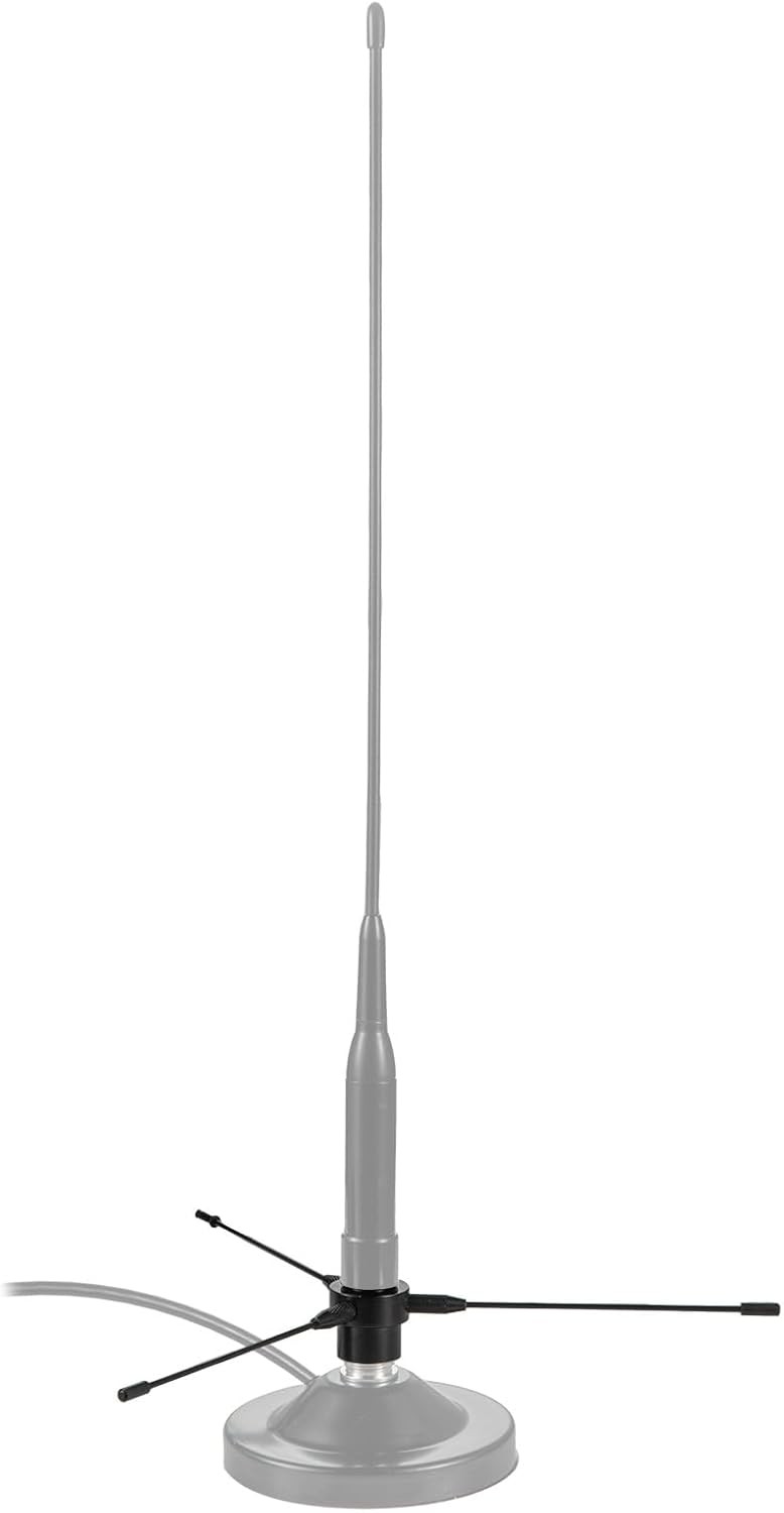 UHF VHF Dual Band 136-174MHz 400-470MHz Mobile Base Radio Antenna Ground Plan...