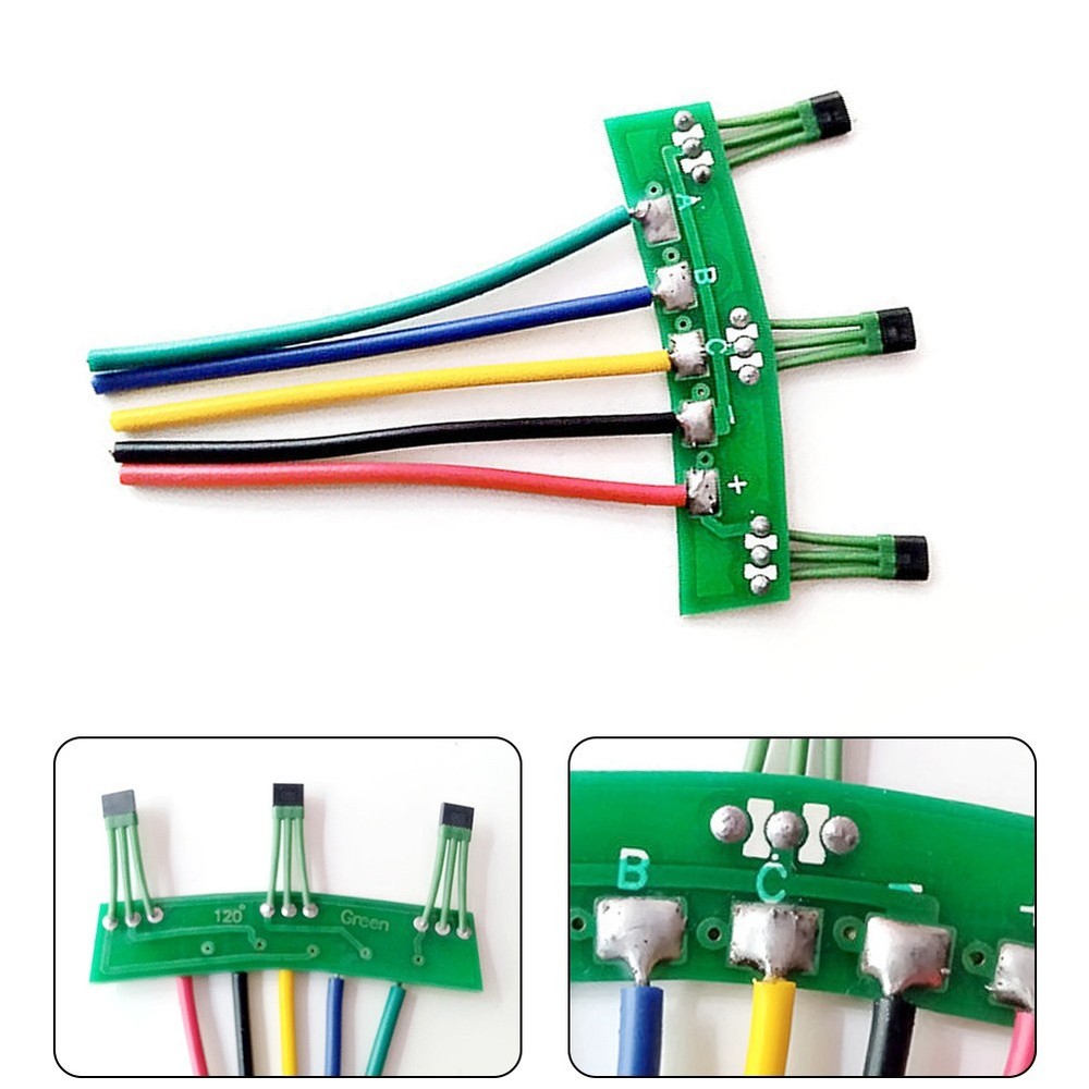 Pads Ebike PCB With Wire Ebike PCB Good Compatibility Plate120 Degrees