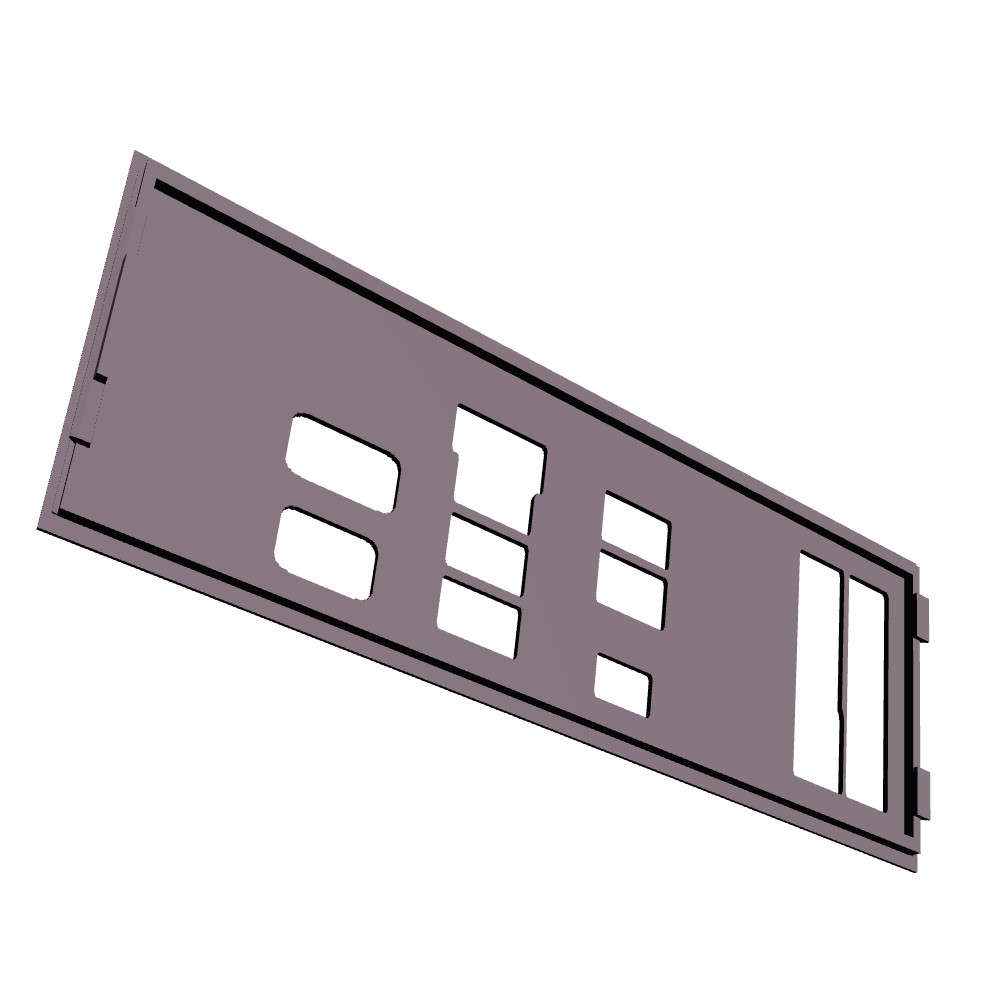 Msi PRO B760-P DDR4 I/O Shield, 3D Printed, IO Backplate