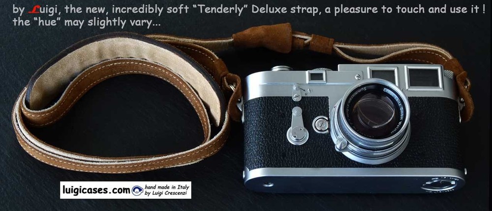 LUIGI TENDERLY DELUXE STRAP,INCREDIBLY SOFT,PADDED,FULLY LINED,ADJUSTABLE LENGTH