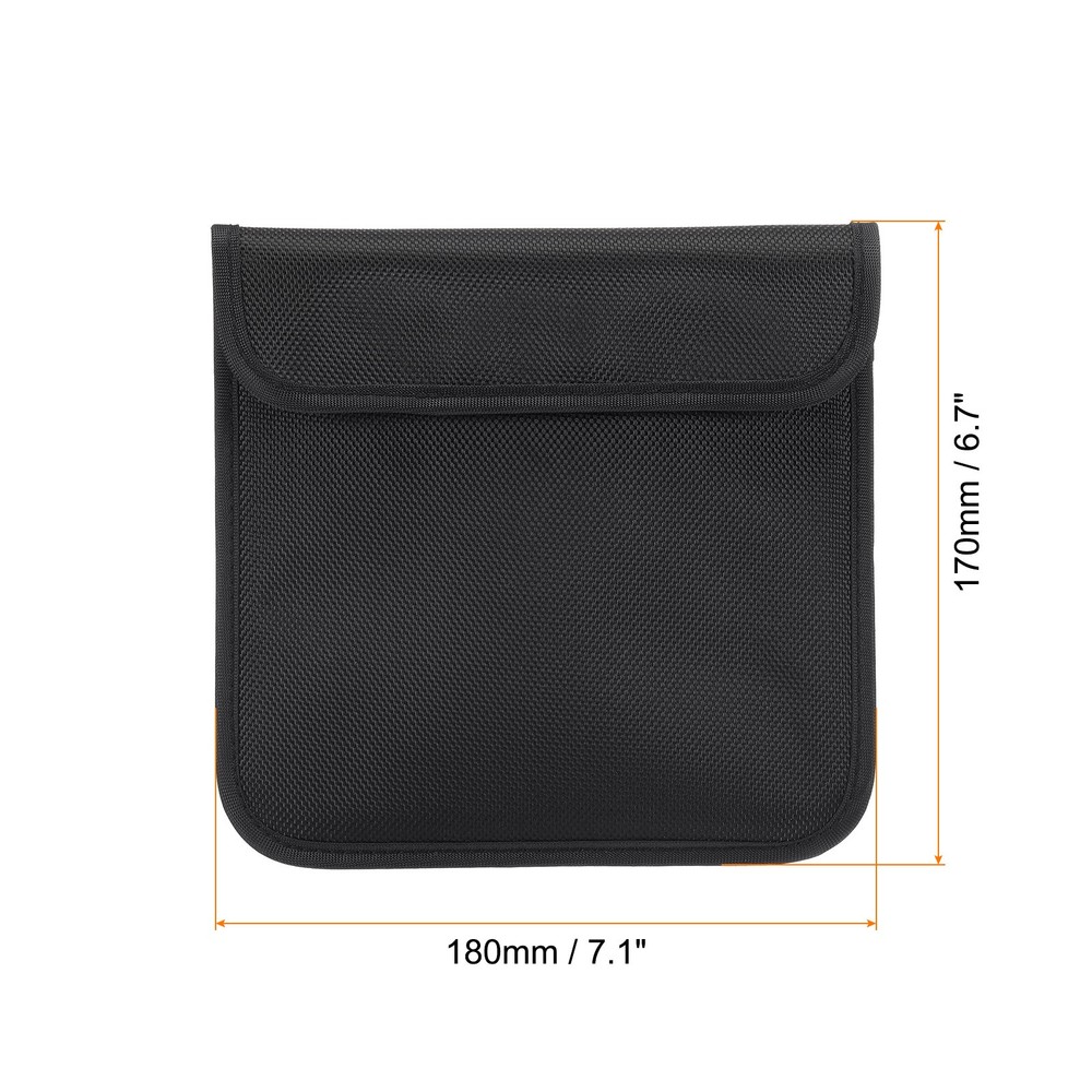 170x180mm Camera Filter Case 1 Pocket Filter Case Pouch Black