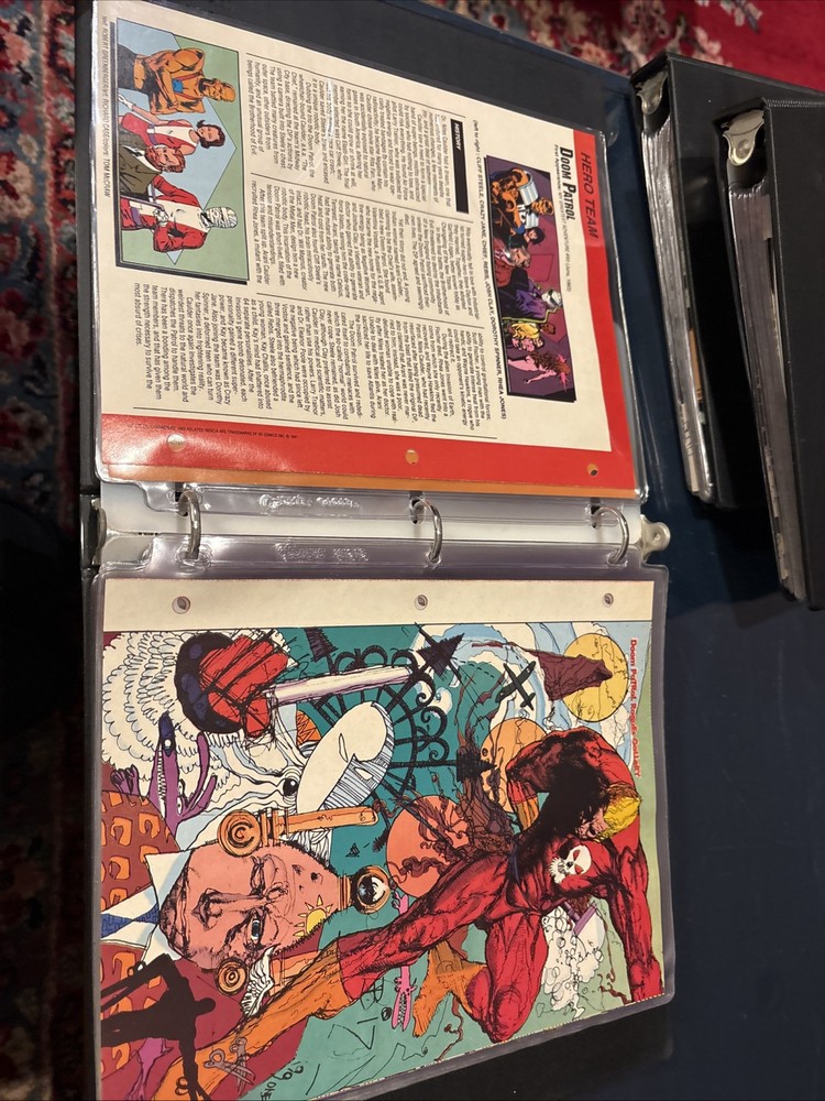 Comic Book Bio Binder