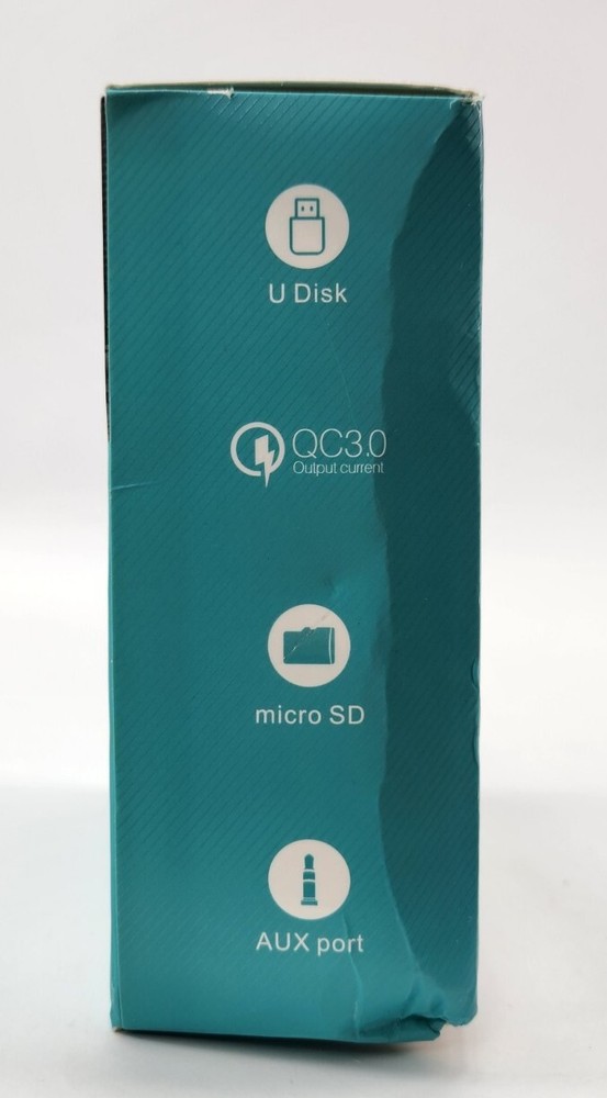 Bluetooth RM100 Multifunction Wireless Car FM Transmitter Kit- Black