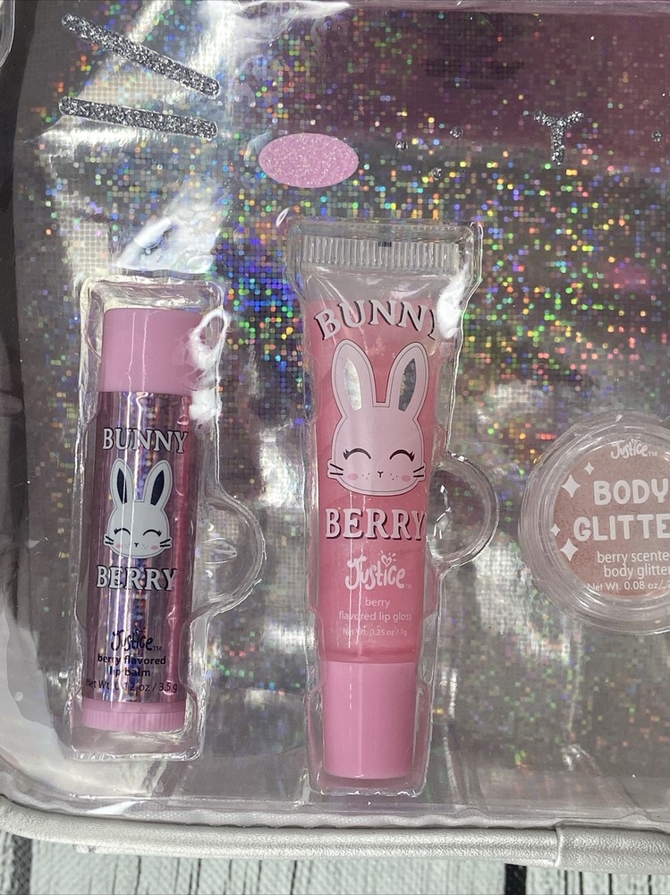 Justice Mini Backpack Make Up Kit Bunny