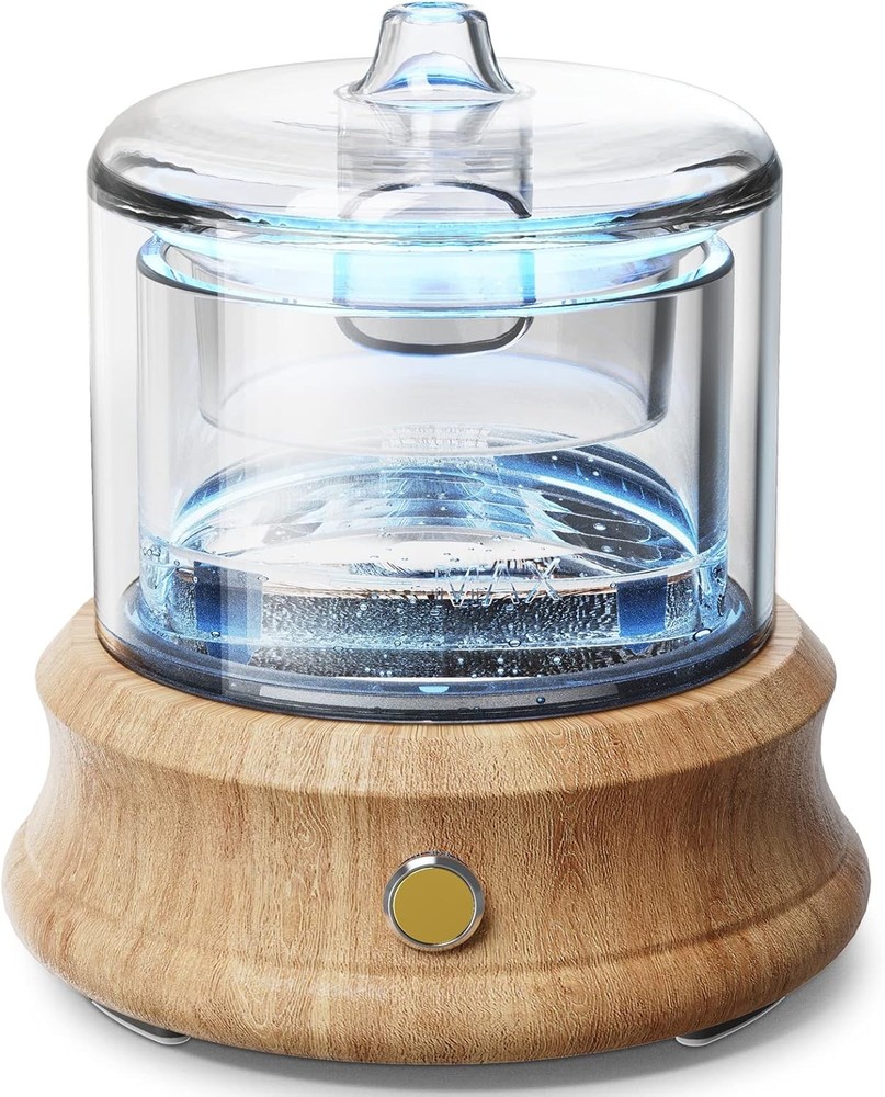 Glass Essential Oil Diffuser, 80ML Small Reservoir Transparent