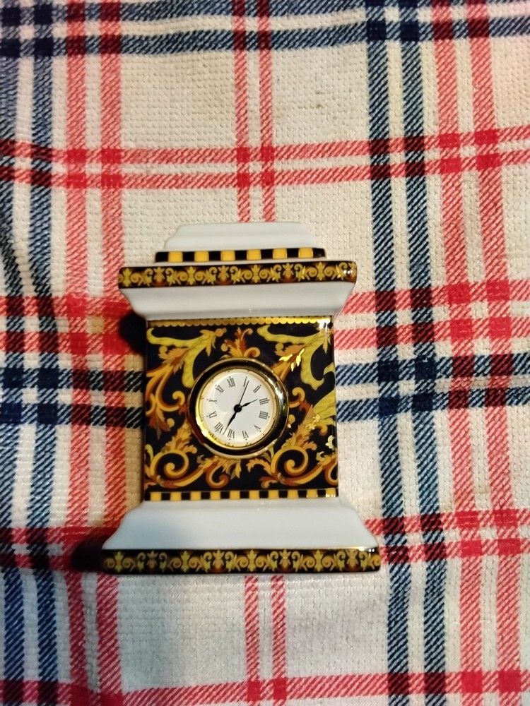 Gianni Versace Rosenthal Desk Barocco table clock