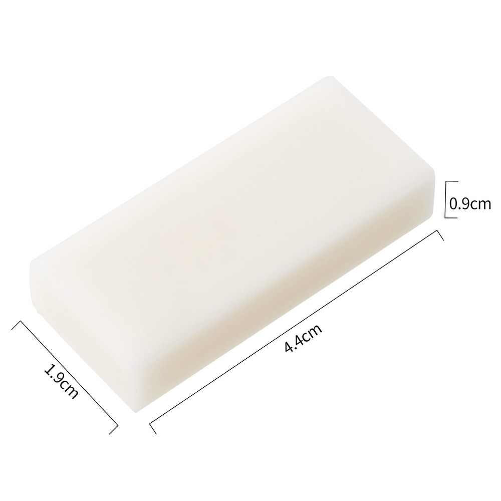 Push Slide Eraser with Extra Refill, Retractable Soft Rubber with Lock Mechanism