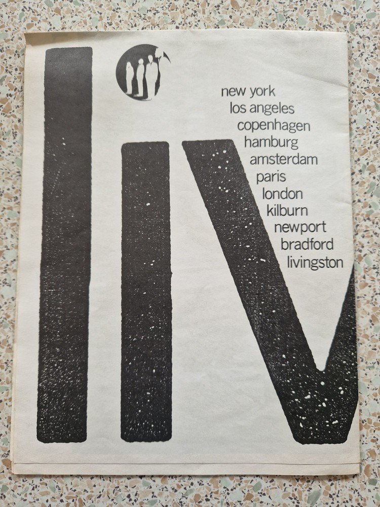 SIGNED DAVID BOWIE Tin Machine Programme 1989 - EXELLENT CONDITION