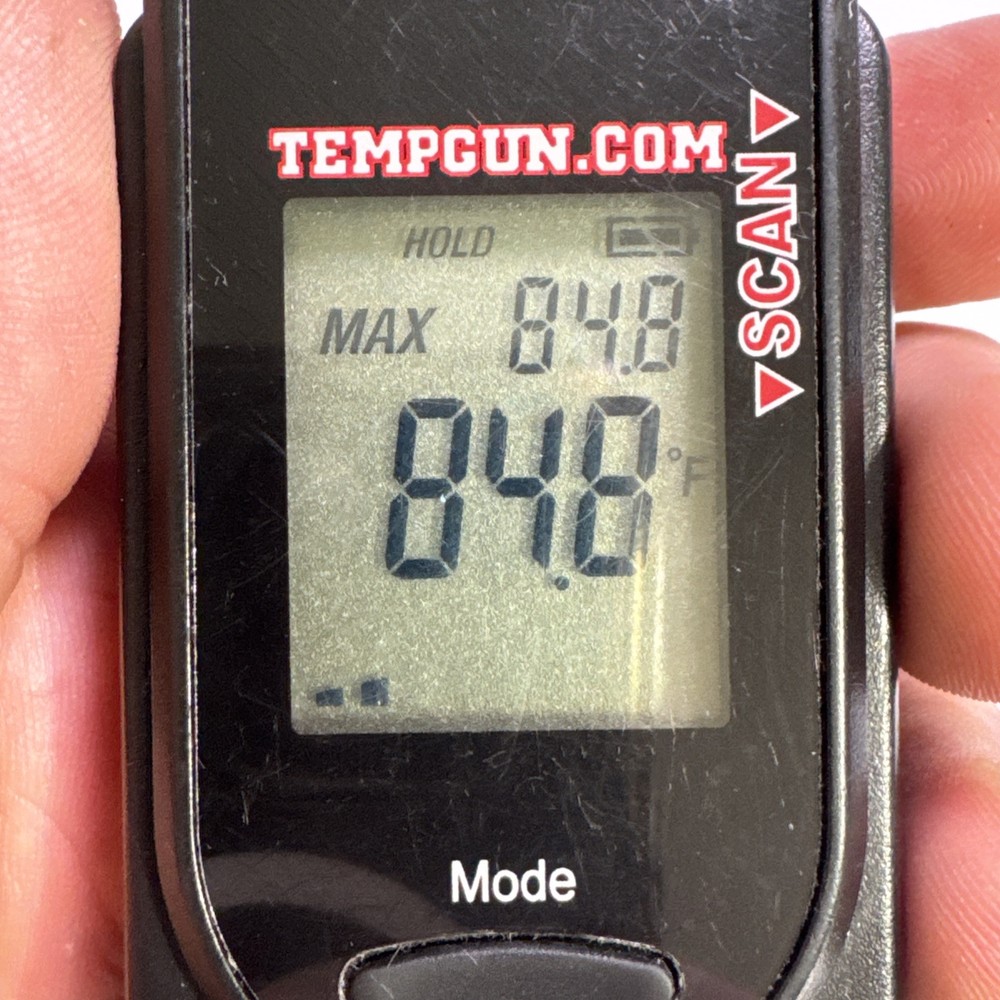 Pro Exotics PE-2 Temperature Gun Tempgun.com Scan Laser Clean Tested