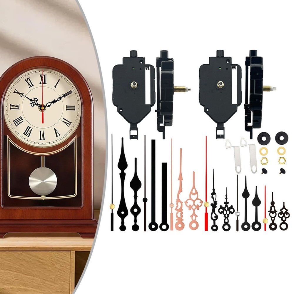 Pendulum Clock Movement Jumping Seconds Wall Clock Accessories Metal Clock Hands