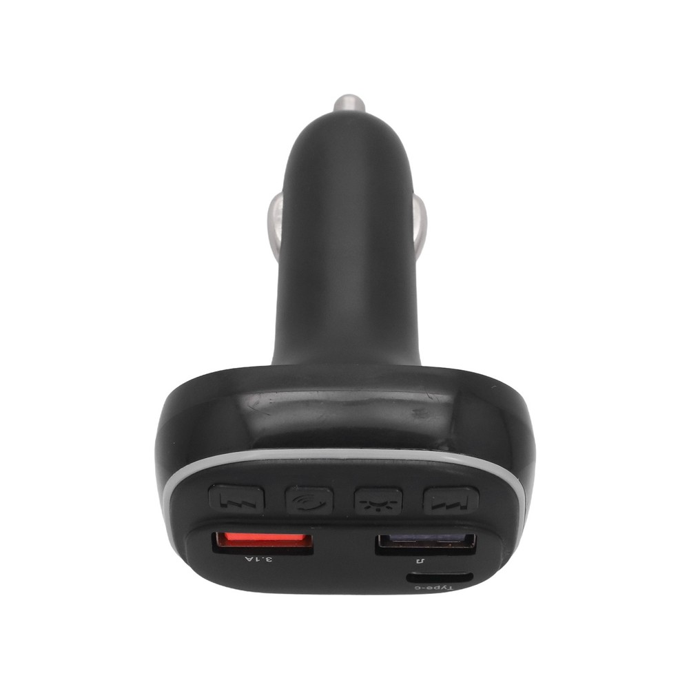 Efficient Car Charger with FM Transmitter Functionality for Music and Calls