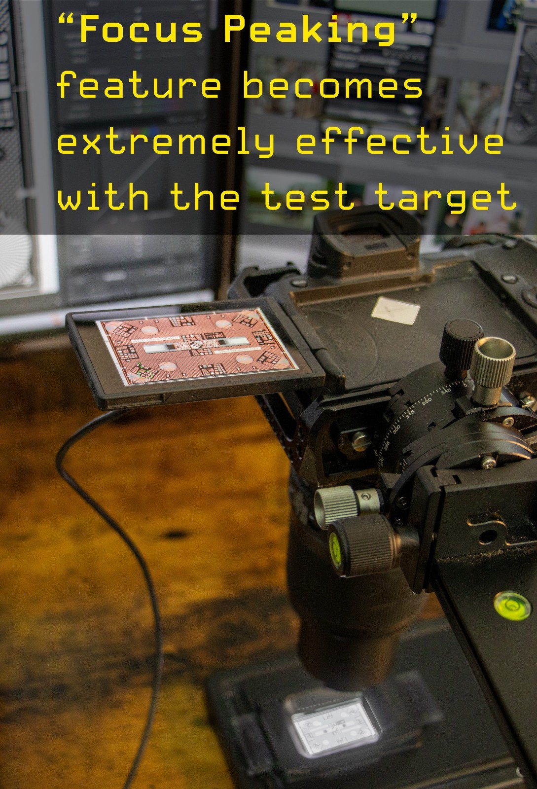 Scan Film Sharp with Vlads Focus Checker. 35 mm High-Res Calibration Target 3F