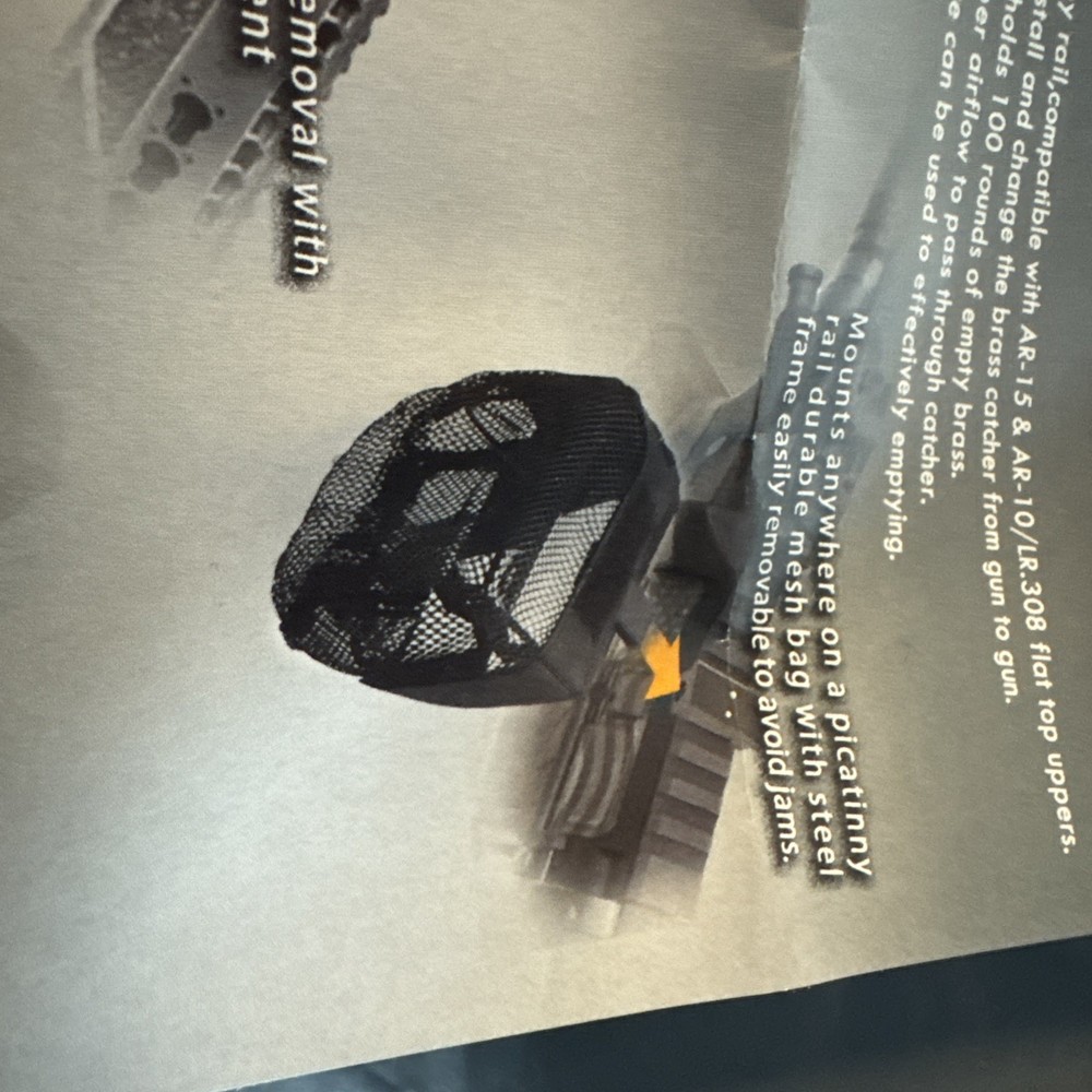 Shell catcher Gloryfire Pic Rail Brass Mountable Quick Unload