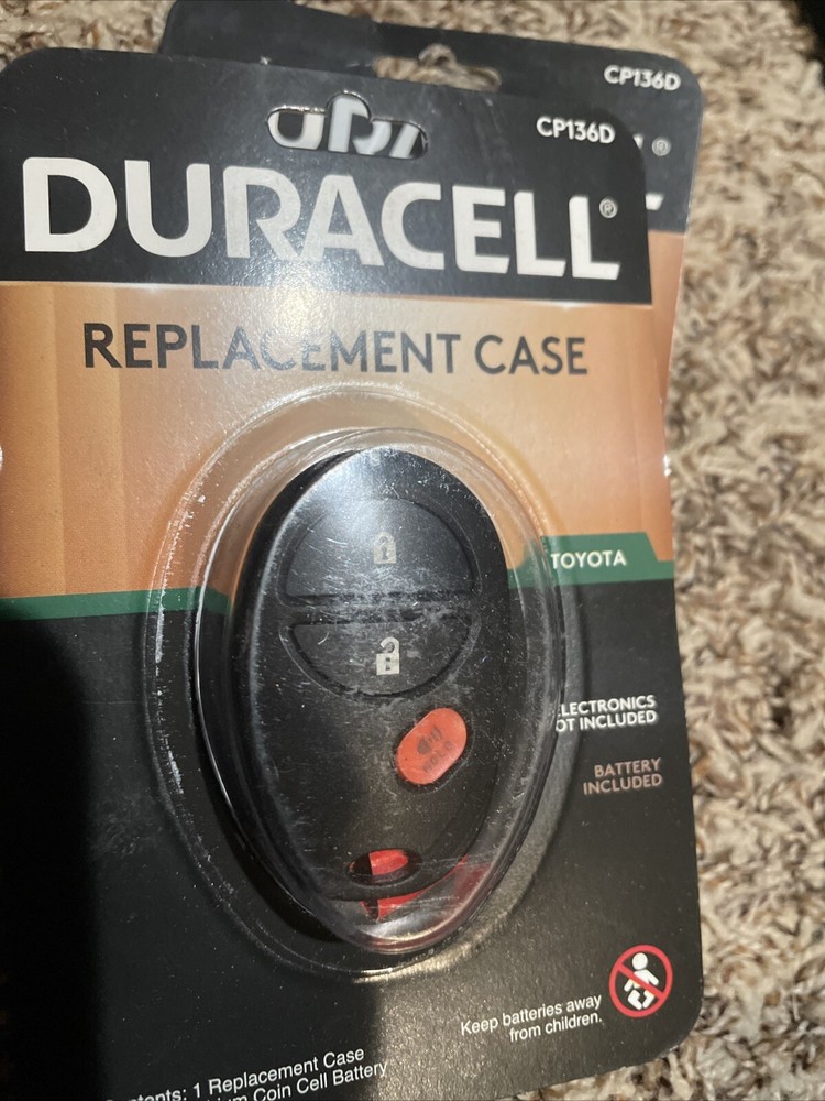 2Toyota Duracell Replacement Case CP136D Restore Worn Buttons & Broken Case