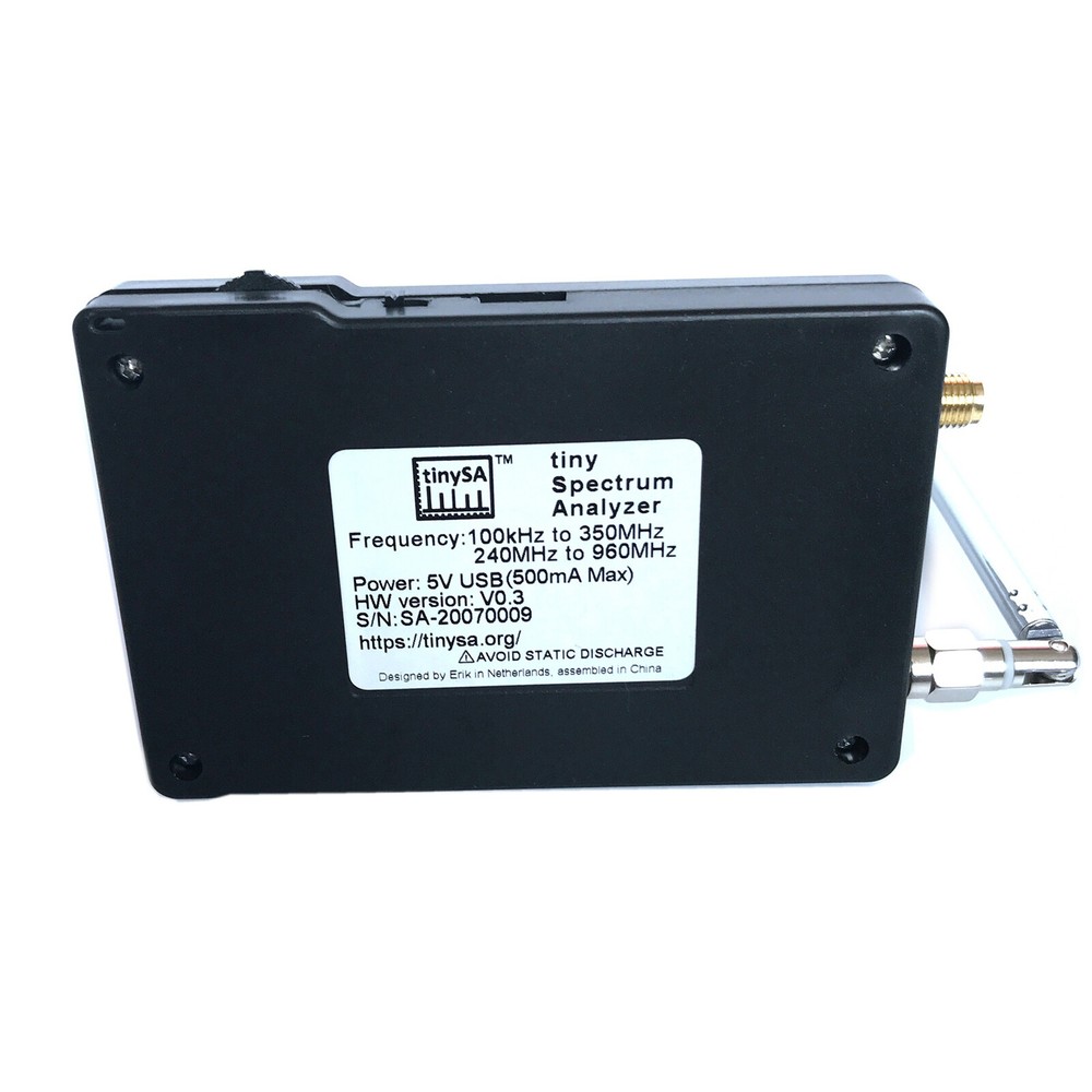 2.8" LCD 100khz-960mhz Touch Control Handheld Tiny Spectrum Analyzer Tinysa Kit
