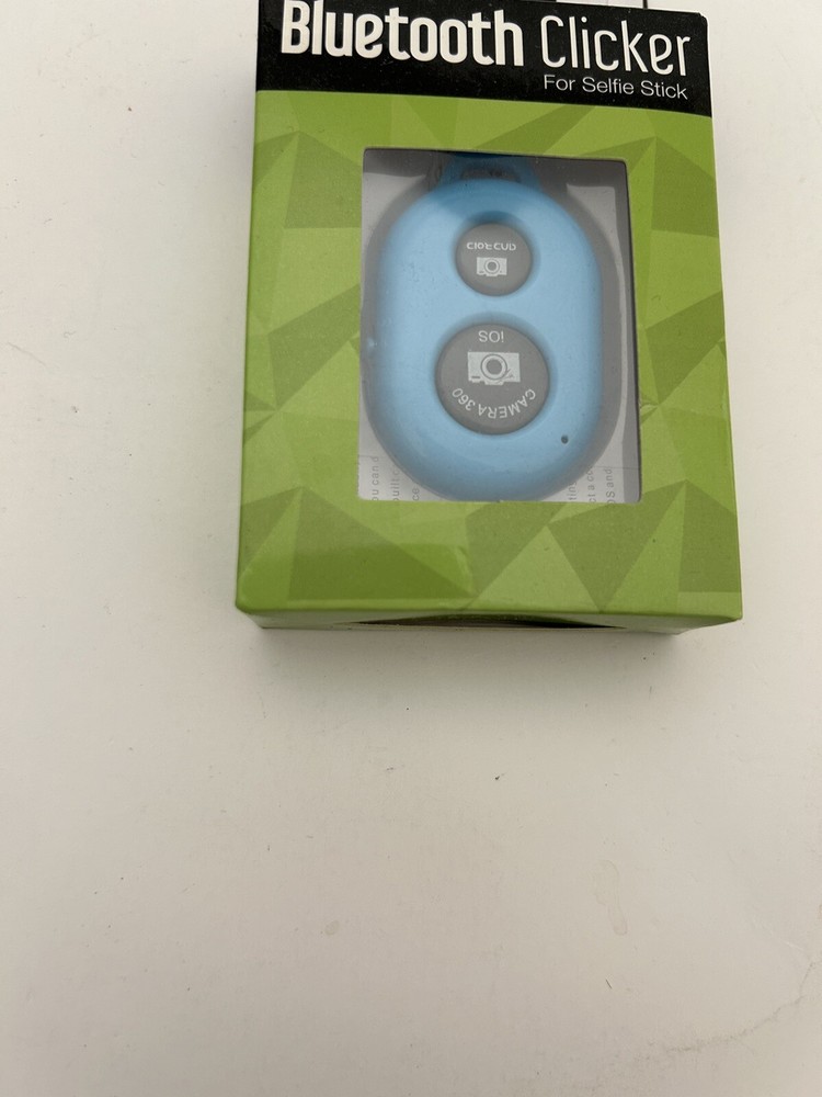 Selfie Wireless White Shutter Button for Apple and Android Devices 30ft