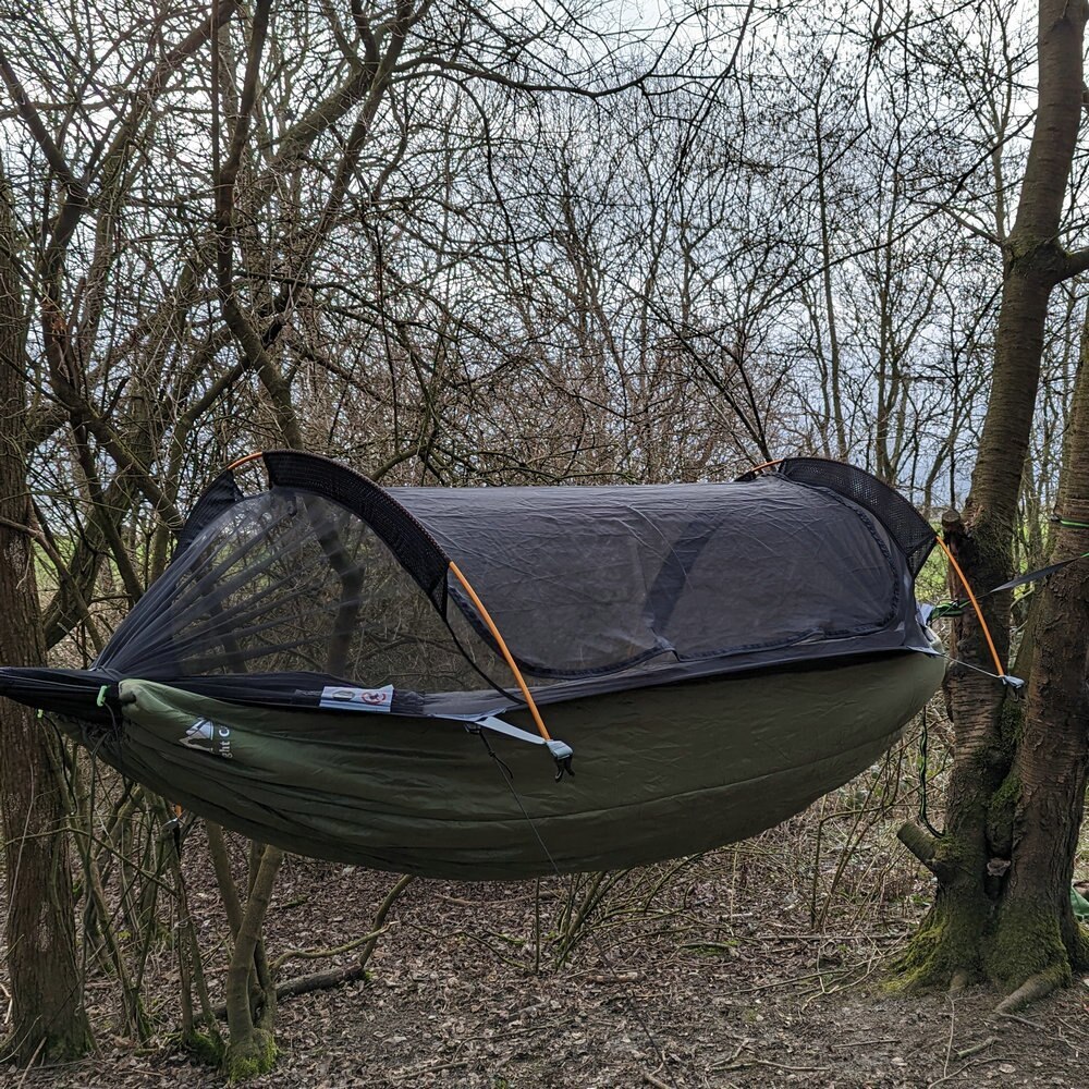 Hammock Tent With Mosquito Net And Rain Fly For 1/2 Preson Hiking Camping 440LBS