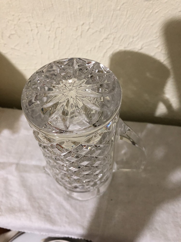 Heavy Crystal 6” Clear Pitcher