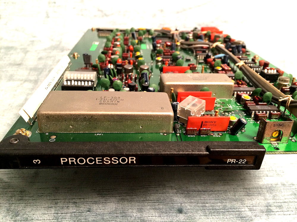 SONY BVT-2000 TIME BASE CORRECTOR CIRCUIT BOARD #3 PROCESSOR ( PR-22 ), BOARD #3