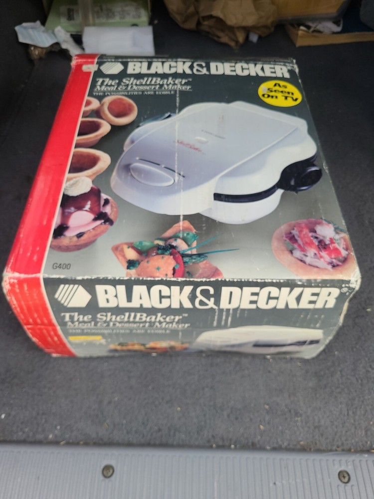 BLACK+DECKER The Shell Baker Meal and Dessert Maker - White: OPEN BOX, Kitchen