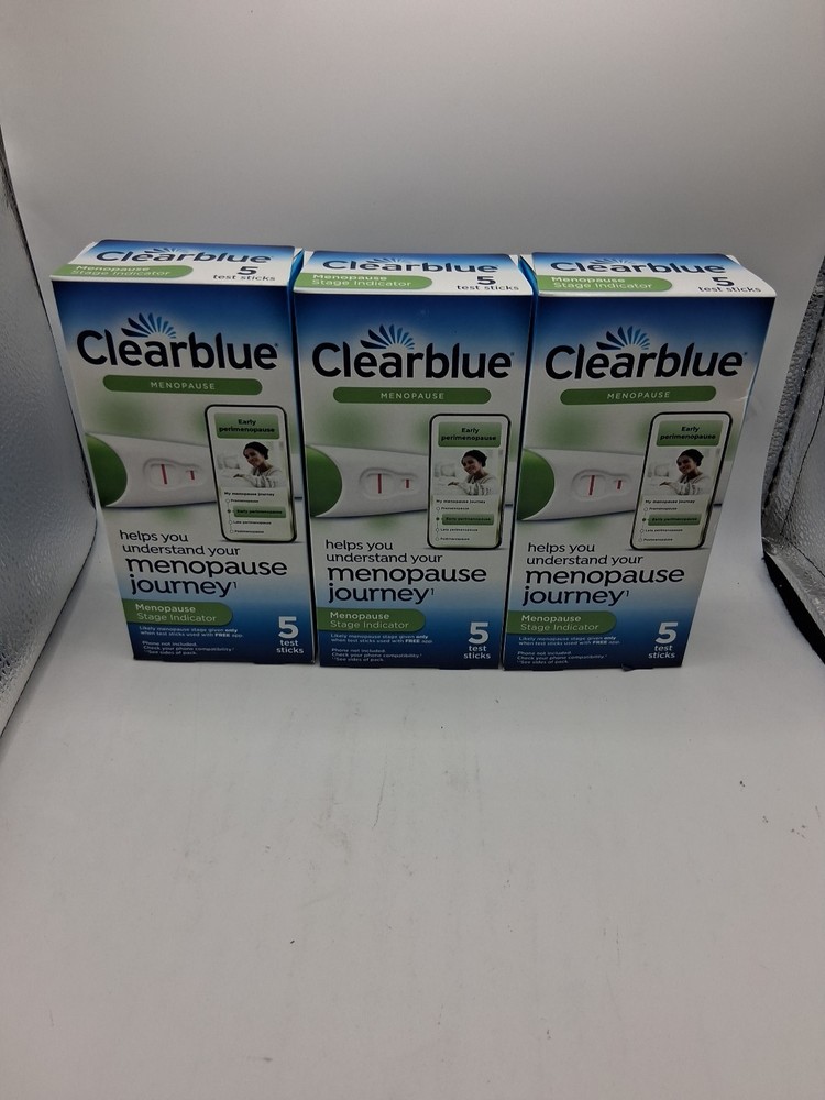 3x Clearblue Menopause 5 Test Sticks