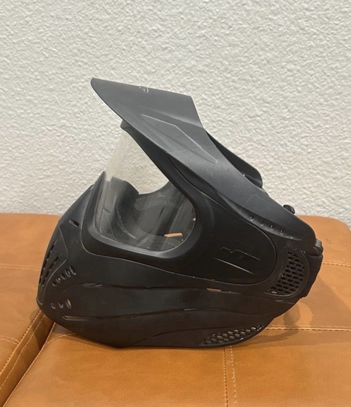 JT Black Full-Face Protective Paintball Mask