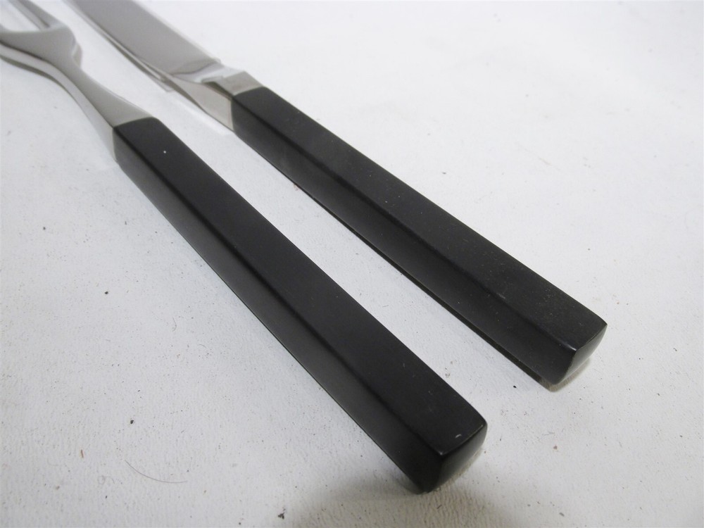 Midcentury Lundtofte Denmark OPUS Carving Set Tias Eckhoff Flatware