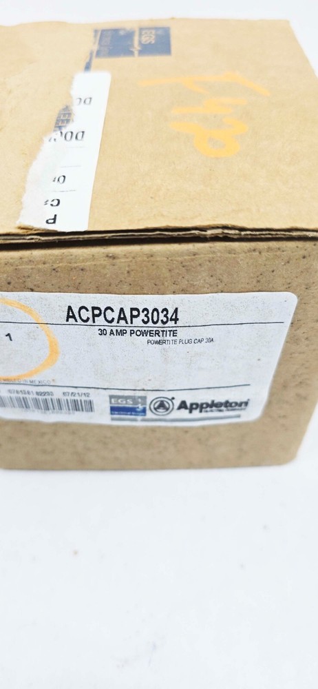 Appleton ACPCAP3034 Powertite Plug Cap 30 AMP