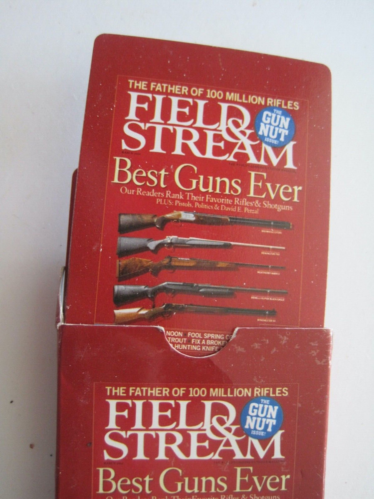 Field & Stream Best Guns Ever Playing Cards
