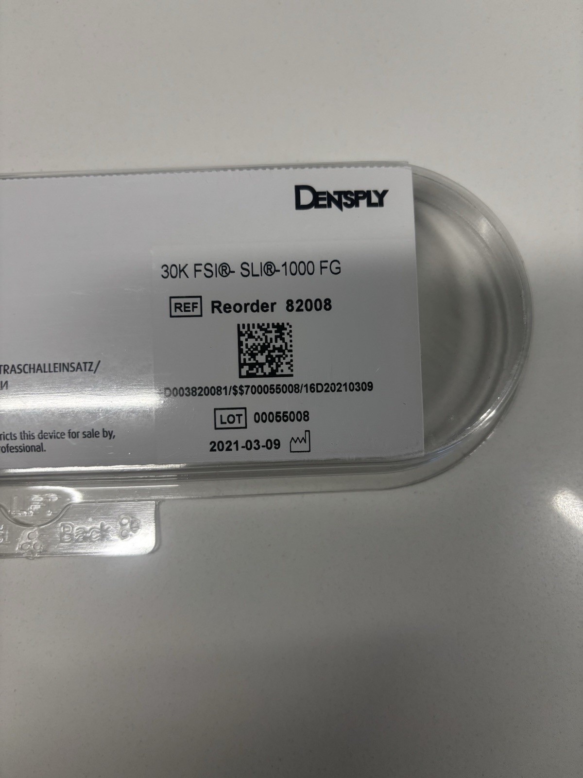 Dentsply 82008 Cavitron Ultrasonic Insert #1000 FITGRIP Focused Spray 30 kHz