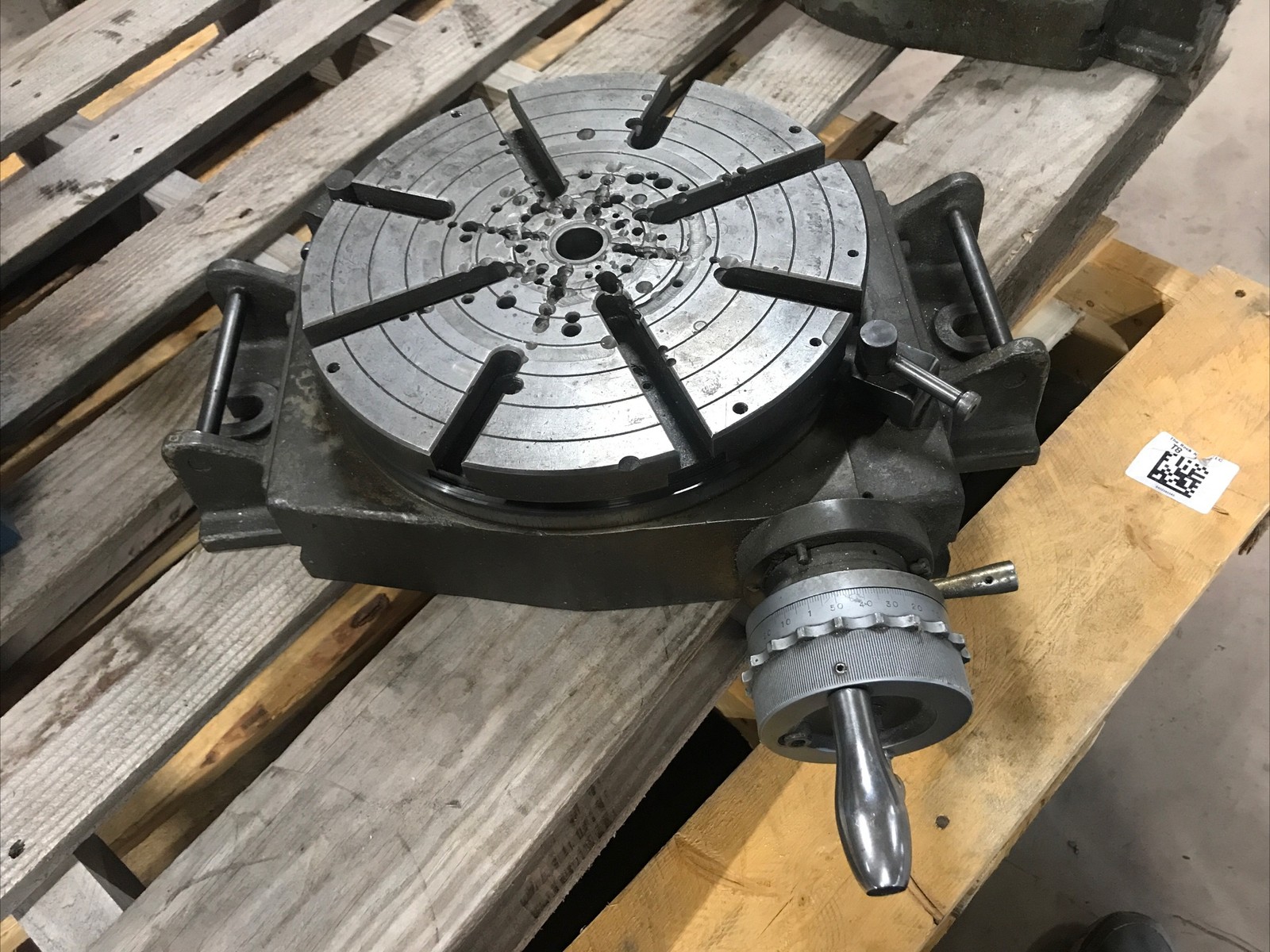 BRIDGEPORT #12  ROTARY TABLE Low Profile Handle