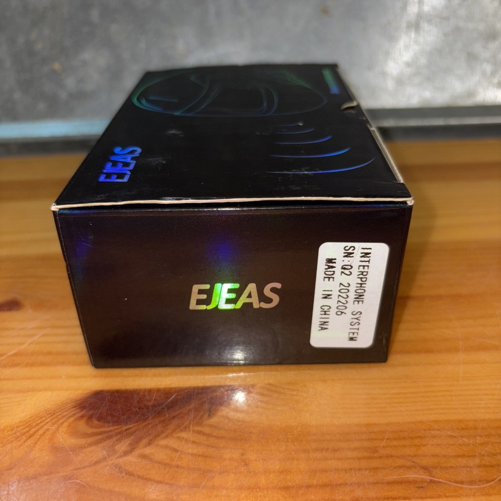 EJEAS Q2 Full Duplex 2-Person Motorcycle Helmet Intercom Bluetooth Intercom