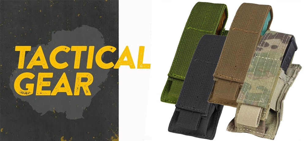 Single Magazine MOLLE PALS Modular Tactical Utility Pouch