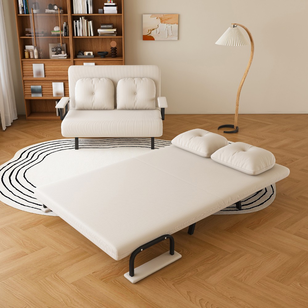 Folding Sofa Bed 5-in-1 Convertible Chair for Position Adjustable Backrest