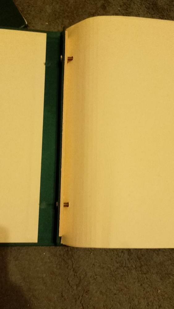 Old Stamp Albums Two Empty In Cardboard Slip Cases