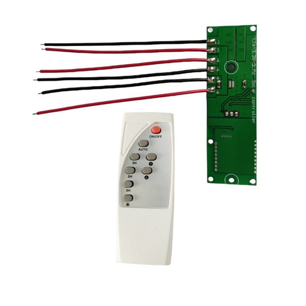 Wired and Wireless Compatible Solar Light Control Board with Motion Sensor