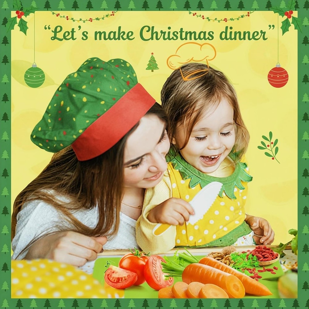 Comprehensive 28PCS Toddler Knife Set - Fun Kitchen Tools for Ages 2-10