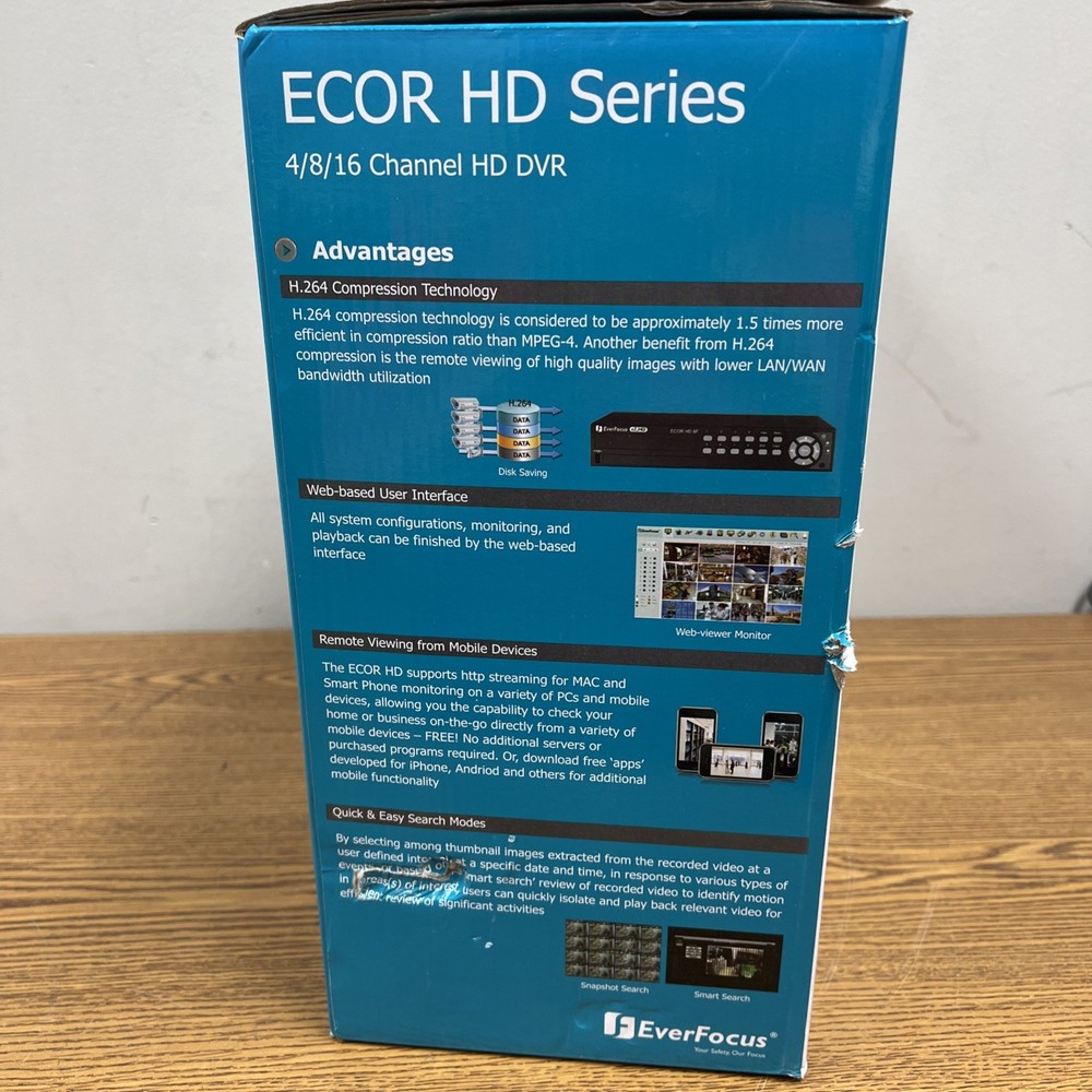 Everfocus ECOR HD 4F DVR