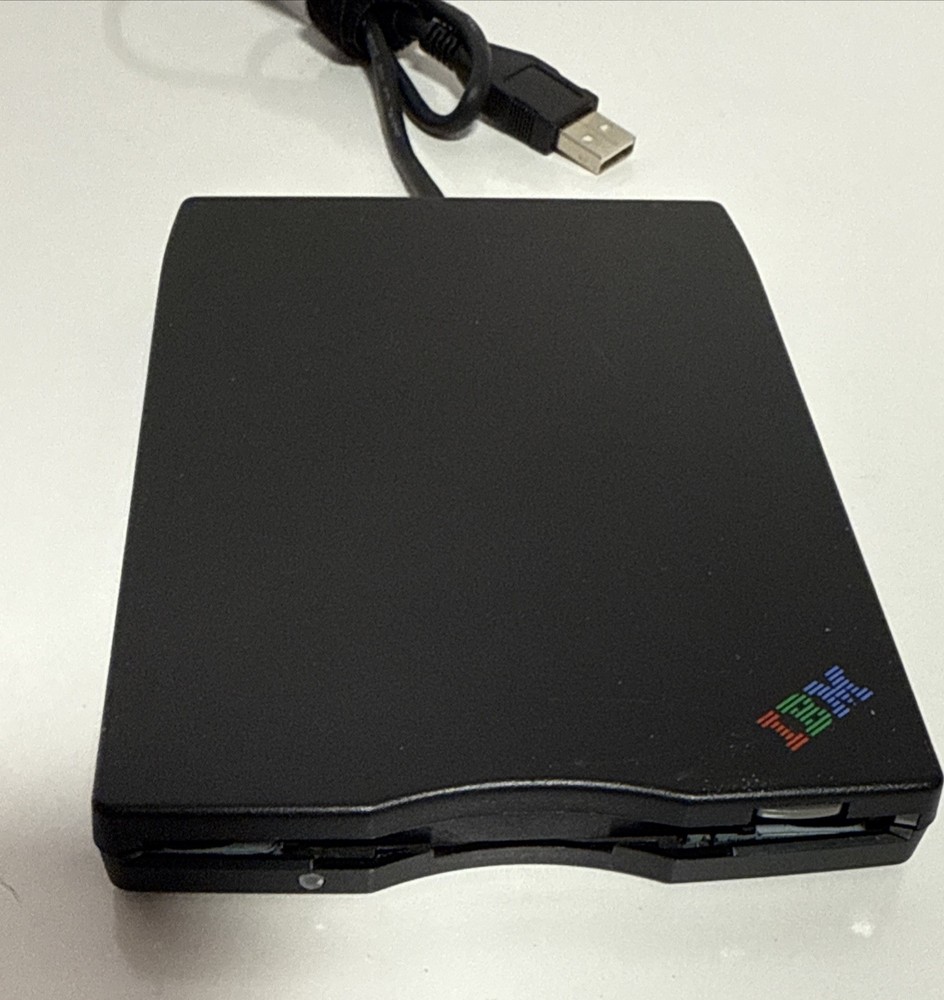 IBM Portable USB External Floppy Diskette Drive MPF82E UNTESTED - READ