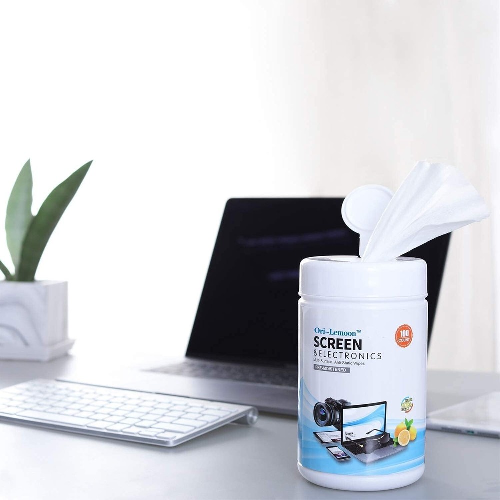 Monitor Wipes, Pre-Moistened Computer Screen Wipes for Electronics, Computer...