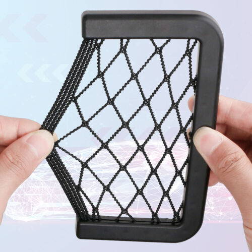 2x Medium Car Mesh Storage Rack Adhesive Mesh Pouch Cell Phone Pouch