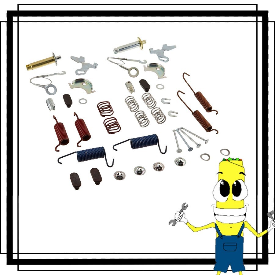 Premium Brake Drum Spring Hardware Kit for Ford F-150 1975-1996 Left & Right